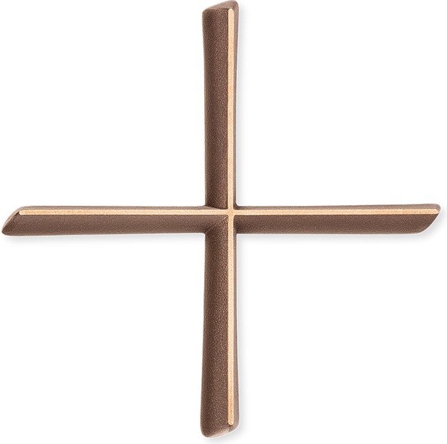 Grabkreuz Meandra, 12×12 cm, Bronze