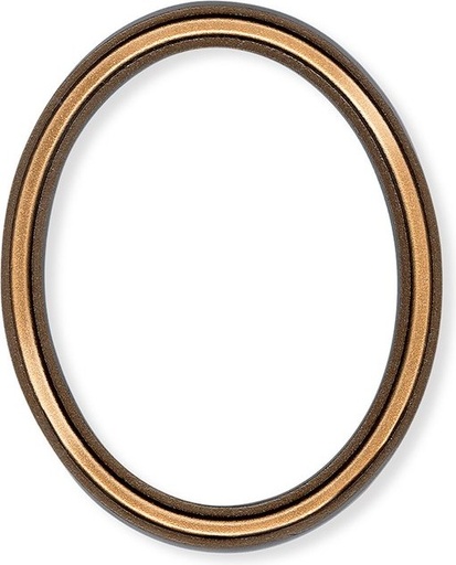 [ST-SK-SYM18] Fotorahmen Elegant für Grabmal, Bronze, 9×7 bis 16,5×12,5 cm
