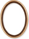 Fotorahmen Kontur für Grabmal, Bronze, 9–17 cm
