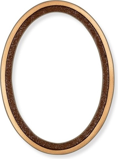 [ST-SK-SYM20] Fotorahmen Kontur für Grabmal, Bronze, 9–17 cm