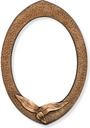 Bronze-Fotorahmen für Grabmal, 12,5×9,5 cm bis 18×14 cm
