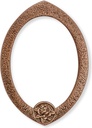 Bronze-Fotorahmen für Grabmal, 12,5×9,5 cm bis 18,5×13,5 cm