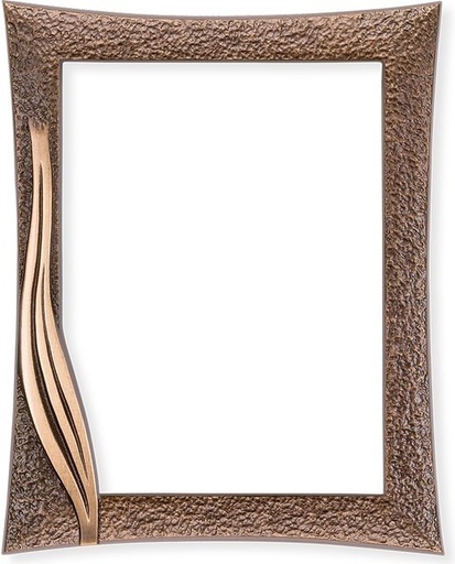 [ST-SK-SYM36] Bronze-Fotorahmen für Grabmal, 12×9 cm bis 18×13 cm