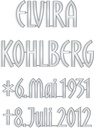 Bronze- und Edelstahl-Inschriftplatte Finestra