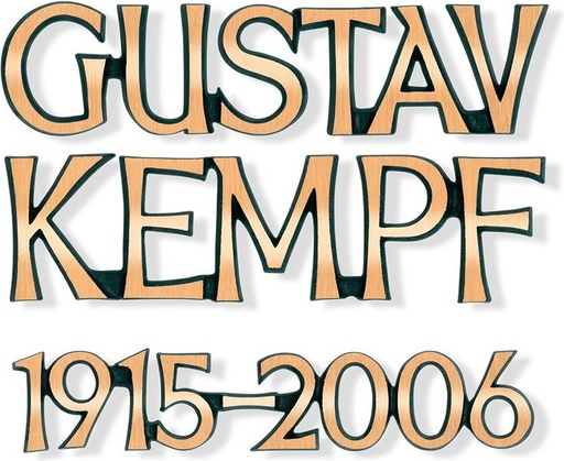 [ST-SK-SZ041] Inschriftplatte Schwerer Block aus einzelnen Buchstaben