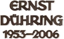 Bronze-Inschriftplatte Dühring für Grabmal