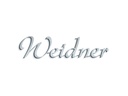 Inschriftplatte Weidner aus rostfreiem Edelstahl