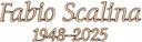 Inschriftplatte Scalina aus Bronze und Aluminium