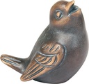 Bronze Vták für Grabmal, 7×7×5 cm oder 9×5×6 cm