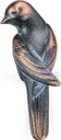 Bronze-Vogel für Grabmal, 9×4×4 cm