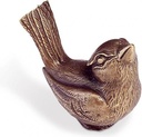 Bronze-Vogel für Grabmal, 4×4×3 cm
