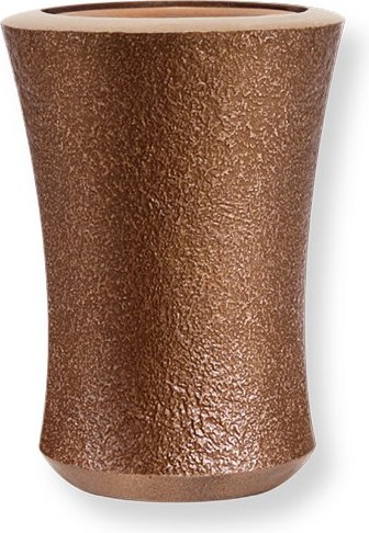 [ST-SK-VASE04] Bronze Wandvase für Grabmal, Höhe 11 cm