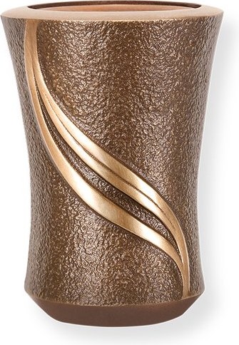 Wandvase für Grabmal, Bronze, Höhe 11–20 cm