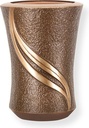 Wandvase für Grabmal, Bronze, Höhe 11–20 cm