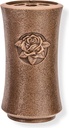Wandvase für Grabmal, Bronze, Höhe 11 oder 20 cm