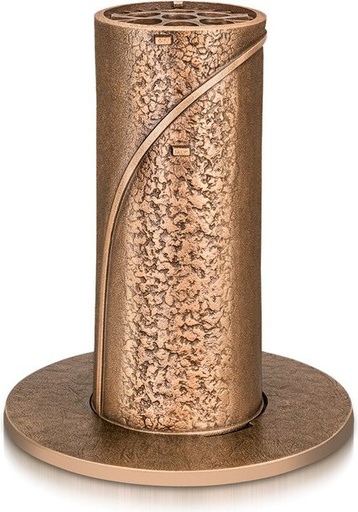 [ST-SK-VERS01] Bronze-eingelassene Grabvase, Höhe 24 cm