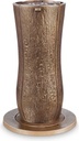 Bronze-eingelassene Grabvase, Höhe 24 cm