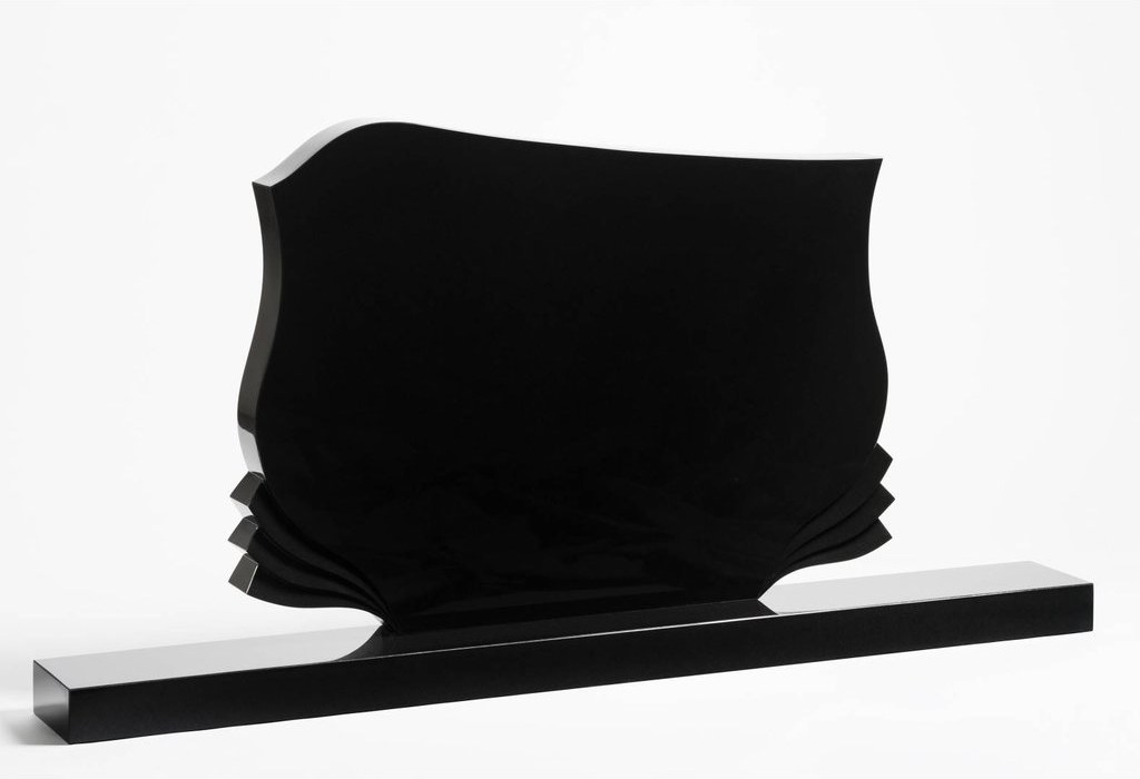 Inschriftplatte Nr. 5 groß Black