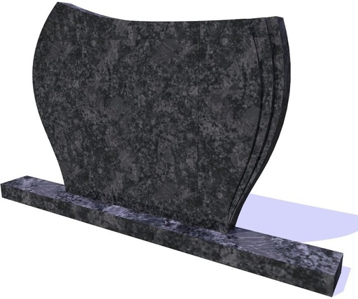 [MG-POMNIK-NA-DH-TVAR-C-26] Inschriftplatte Nr. 26 groß – Steel Grey