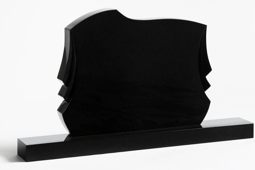 [MG-POMNIK-NA-DH-TVAR-C-27] Inschriftplatte Nr. 27 groß - Black Granite
