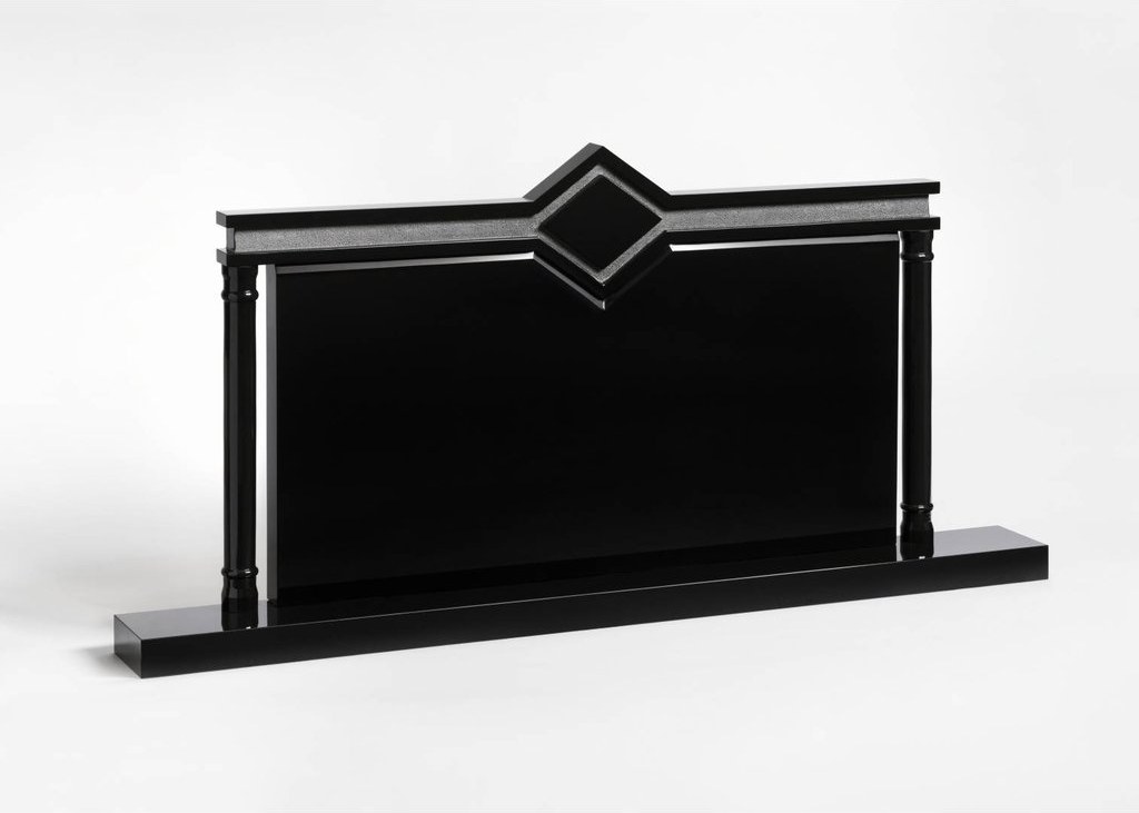 Inschriftplatte Nr. 73 groß – Black