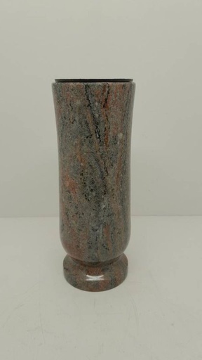 [MG-AV387-10/23] Granit-Friedhofs-Vase Himalaya AV387