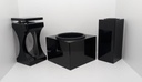 Friedhofs- Set Nr. 13A – Modernes Set mit Vase, Lampe und Schale