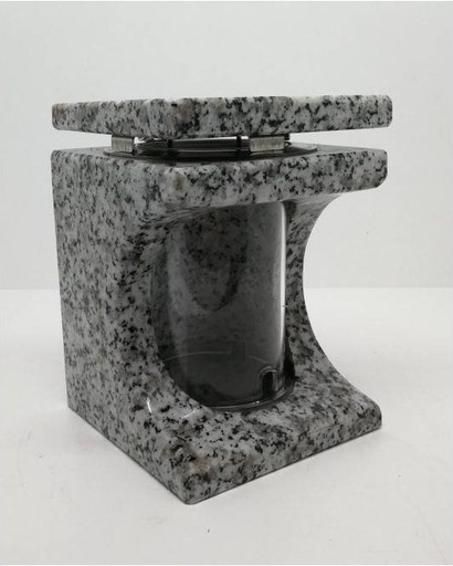 [MG-L55-MINI---12X12/16] Granit-Friedhofs-Grablaterne L55 mini