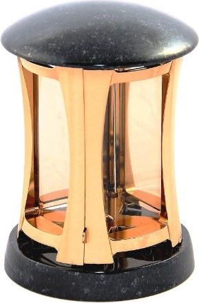 Laterne - Metall-Stein