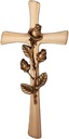 Geformtes flaches Kreuz mit Rose 25