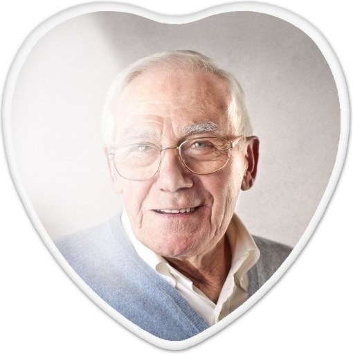 Fotokeramik Herz