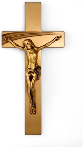 [A3883/BR] Serena Kreuz mit Jesus (Bronze)