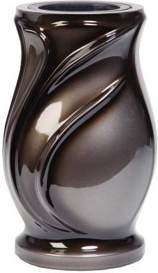 [G3961/BLA] Vase V9 (Black)