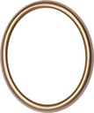 Ovaler Rahmen, goldfarben