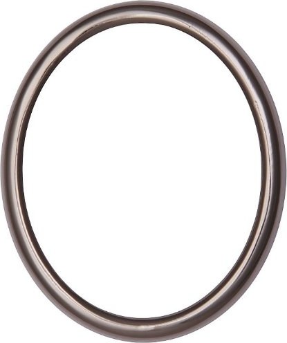 Ovaler Rahmen Schwarzgold