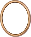 Rahmen oval Bronze