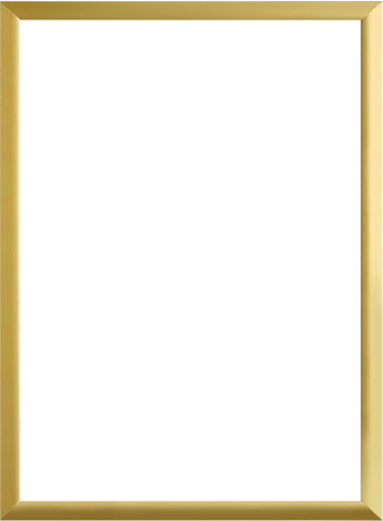 [A3982/11X] Rahmen viereckig Gold (11x15 cm)