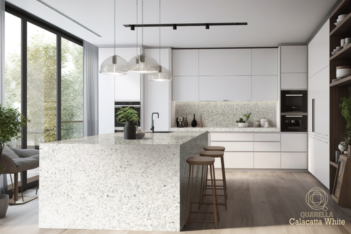 [4750] QUARELLA CALACATTA WHITE (0,4 cm Produkt)