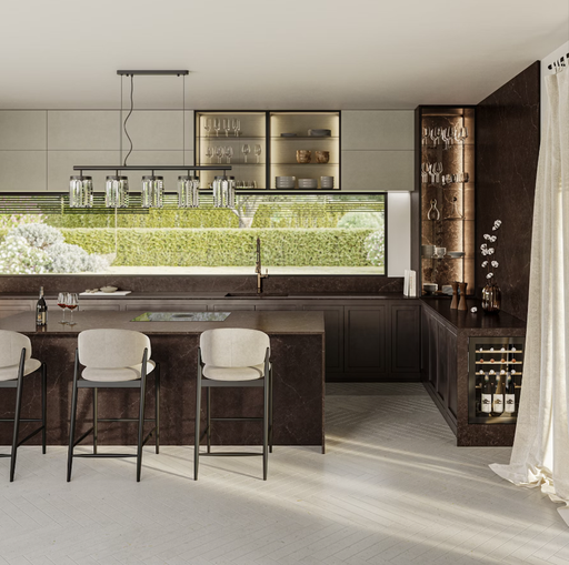 [6312] Silestone Château Brown