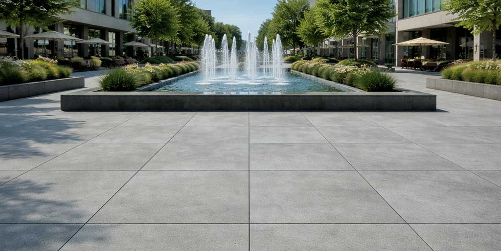 Großformatplatte Piazza Milano 3 cm