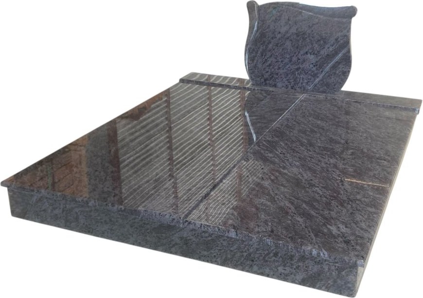 Doppelgrab Granit Vizag Blue