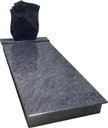Einzelgrab Granit Vizag Blue